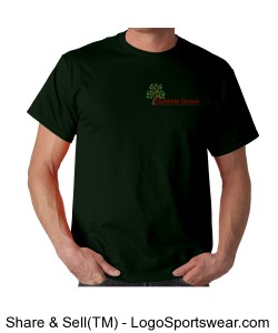 Guthrie Grove basic t-shirt in forest green Design Zoom